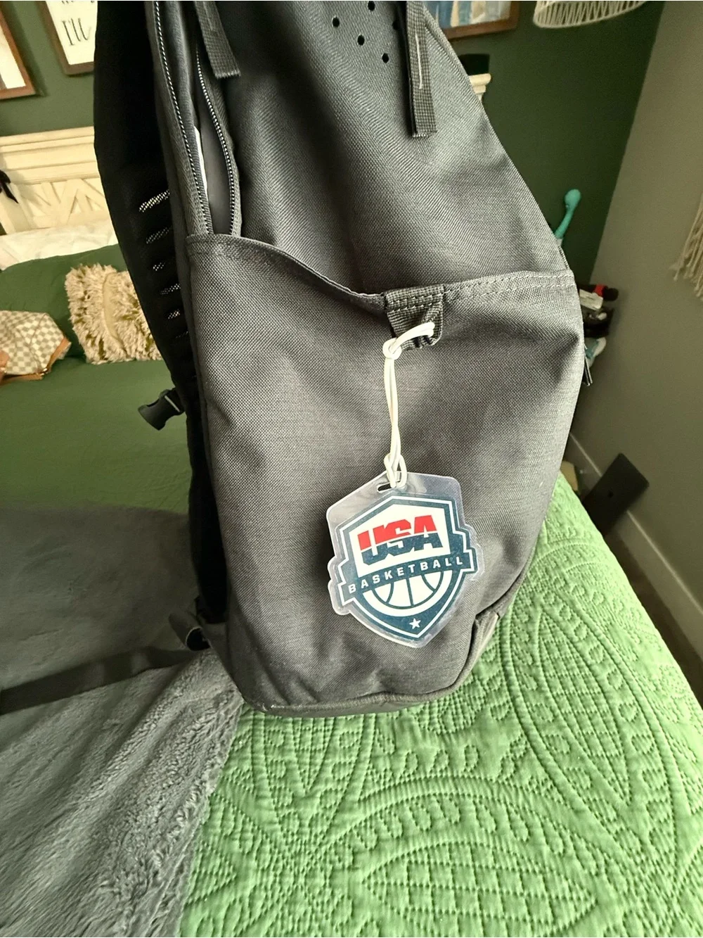 USA Basketball Black Backpack